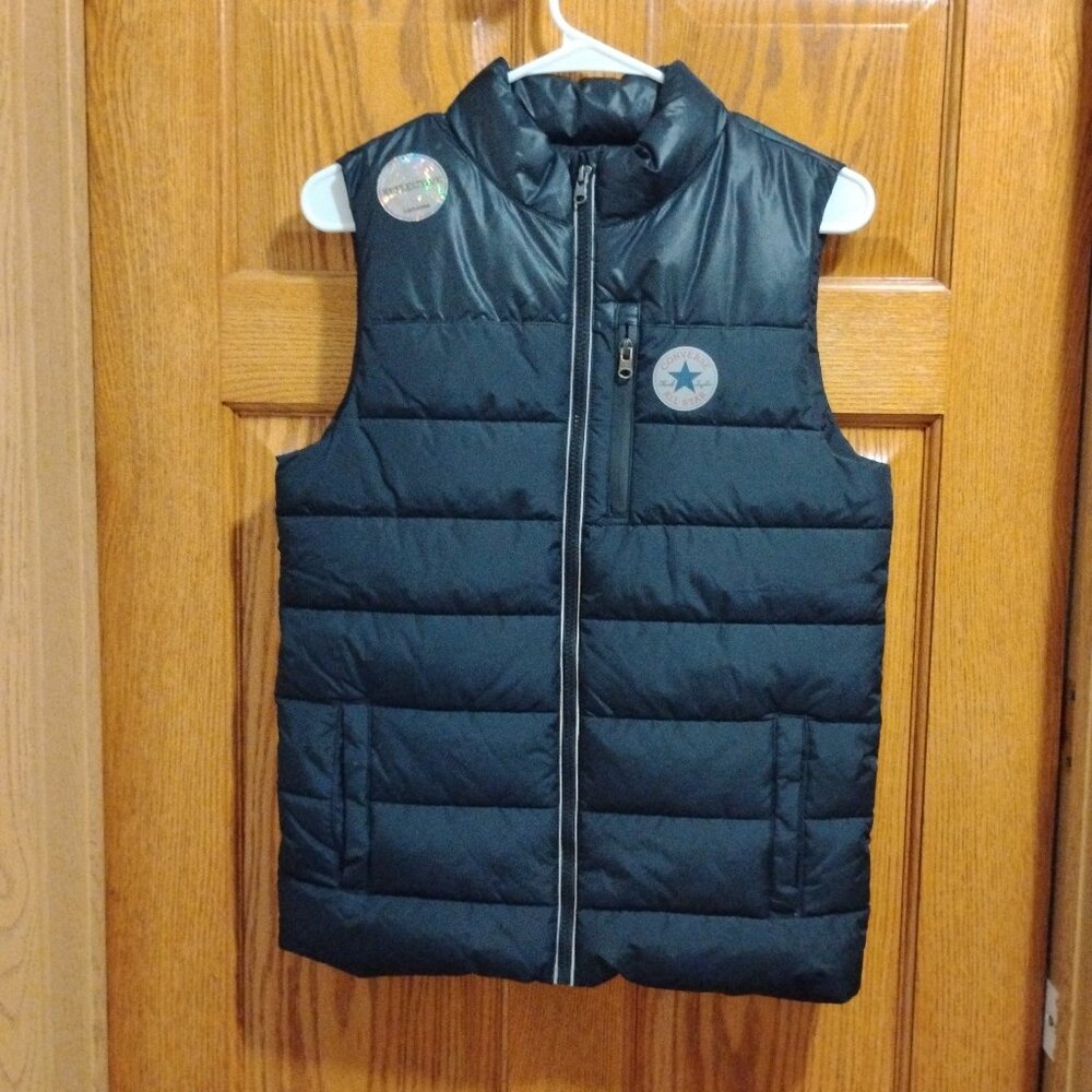 Converse Reflective Puffer Vest Boy's Large For 12/13 Year Olds Water Resistant